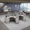 P20B Modular Office Workstation Partition Desk scene 2 - Ergovari