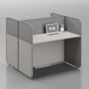 P20B Modular Office Workstation Partition Desk - Straight Desk gallery - Ergovari