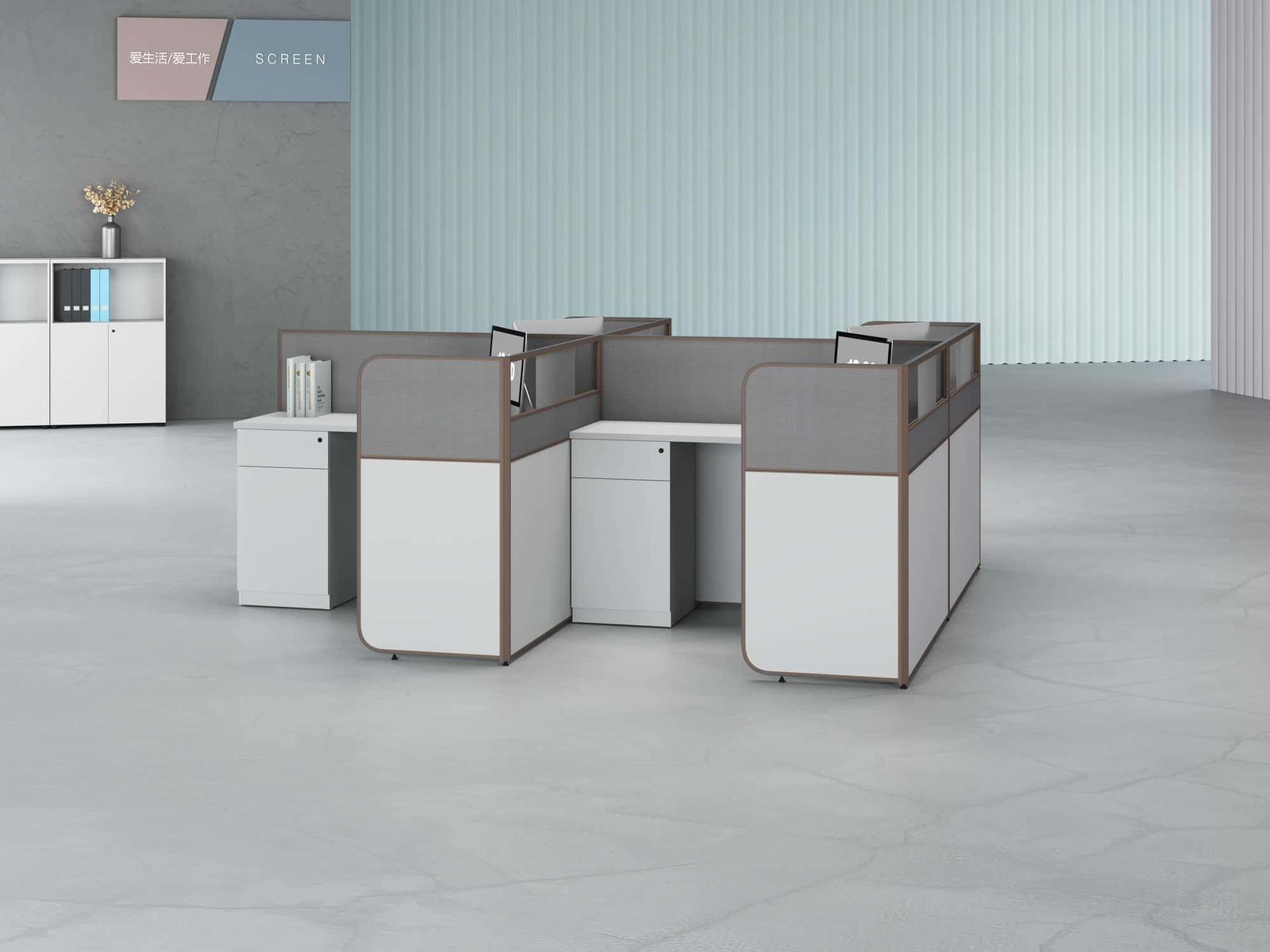 P20LB Modular Office Workstation gallery - Ergovari