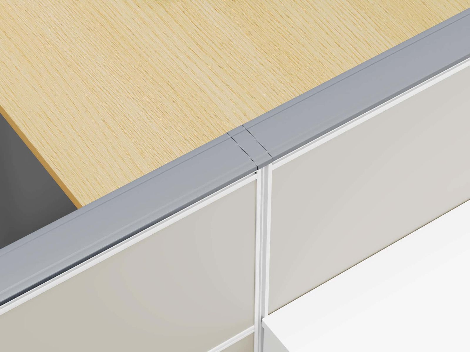 P60 Modular Office Workstation Partition Desk gallery - Ergovari