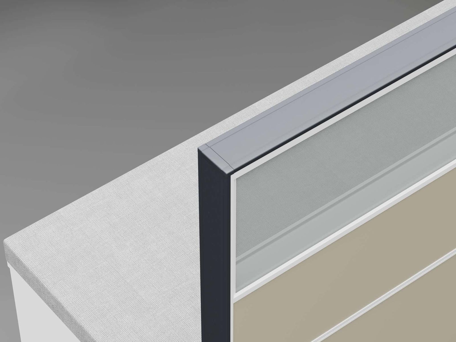 P60 Modular Office Workstation Partition Desk gallery - Ergovari