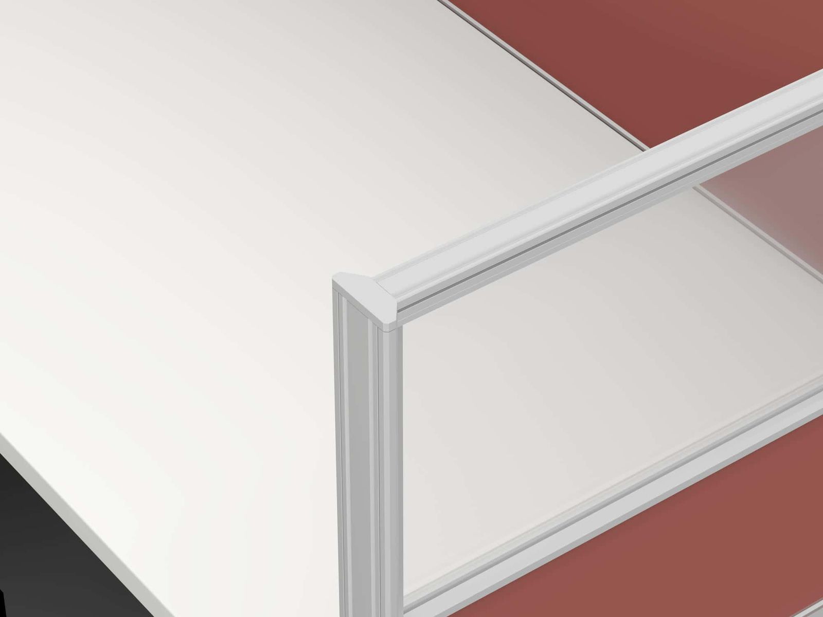 T25 Modular Office Workstation Partition Desk gallery - Ergovari
