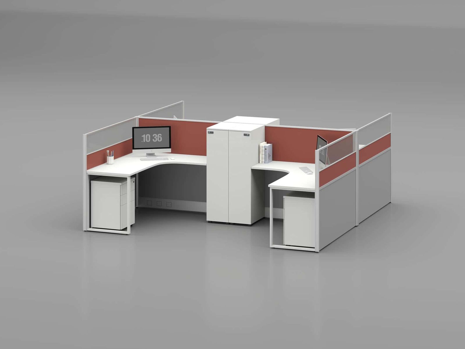 T525 Project Partition Workstation Combination gallery - Ergovari