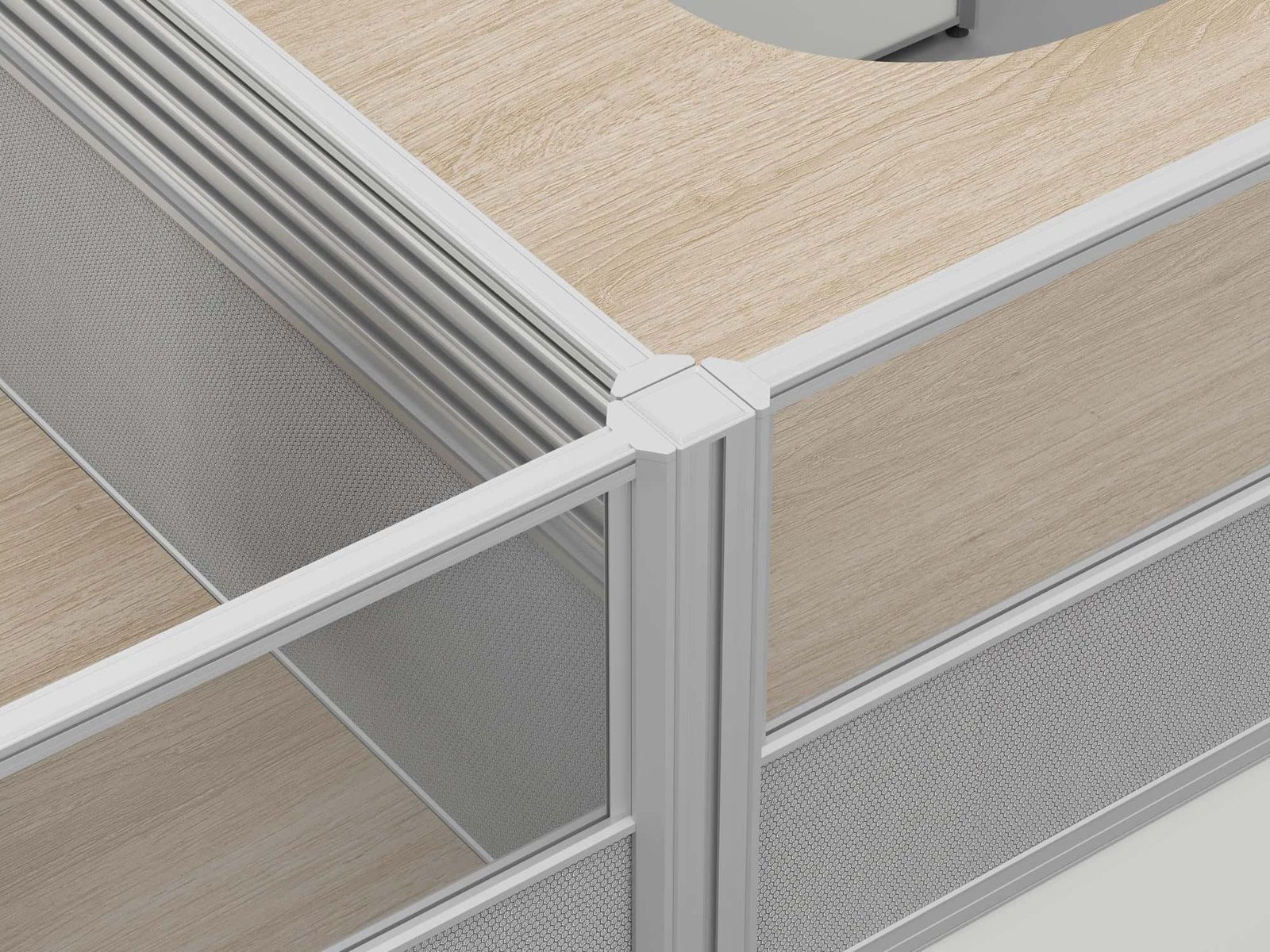 T525 Project Partition Workstation Combination gallery - Ergovari