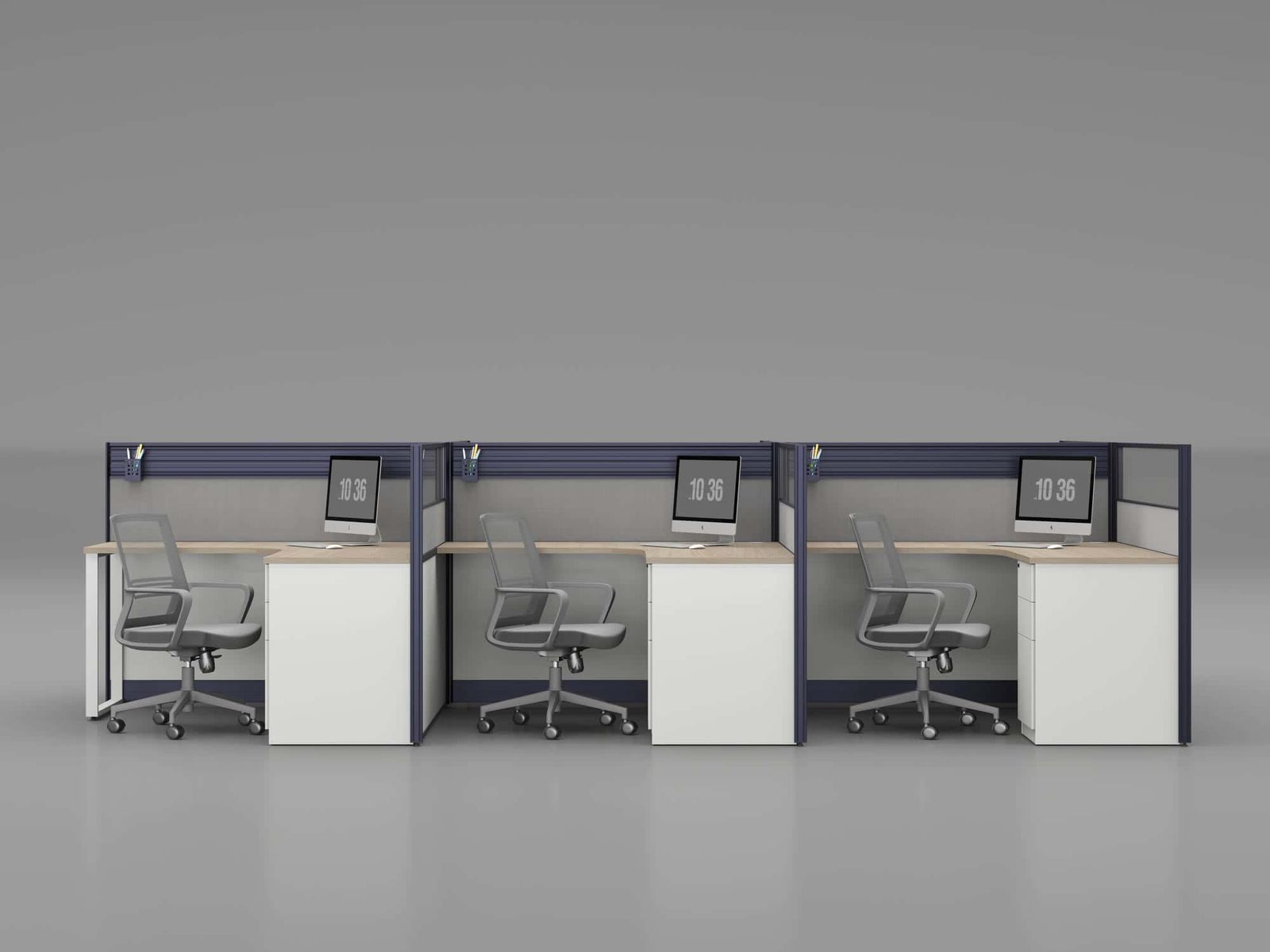T525 Project Partition Workstation Combination gallery - Ergovari