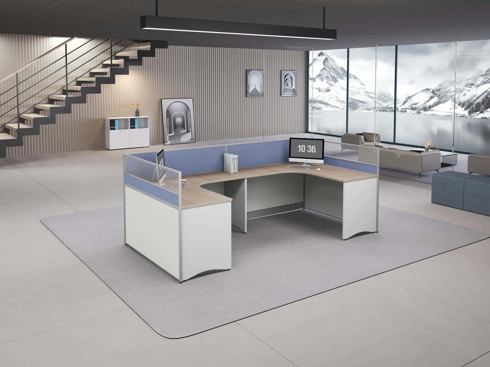 U2535AA Modular Office Workstation gallery - Ergovari