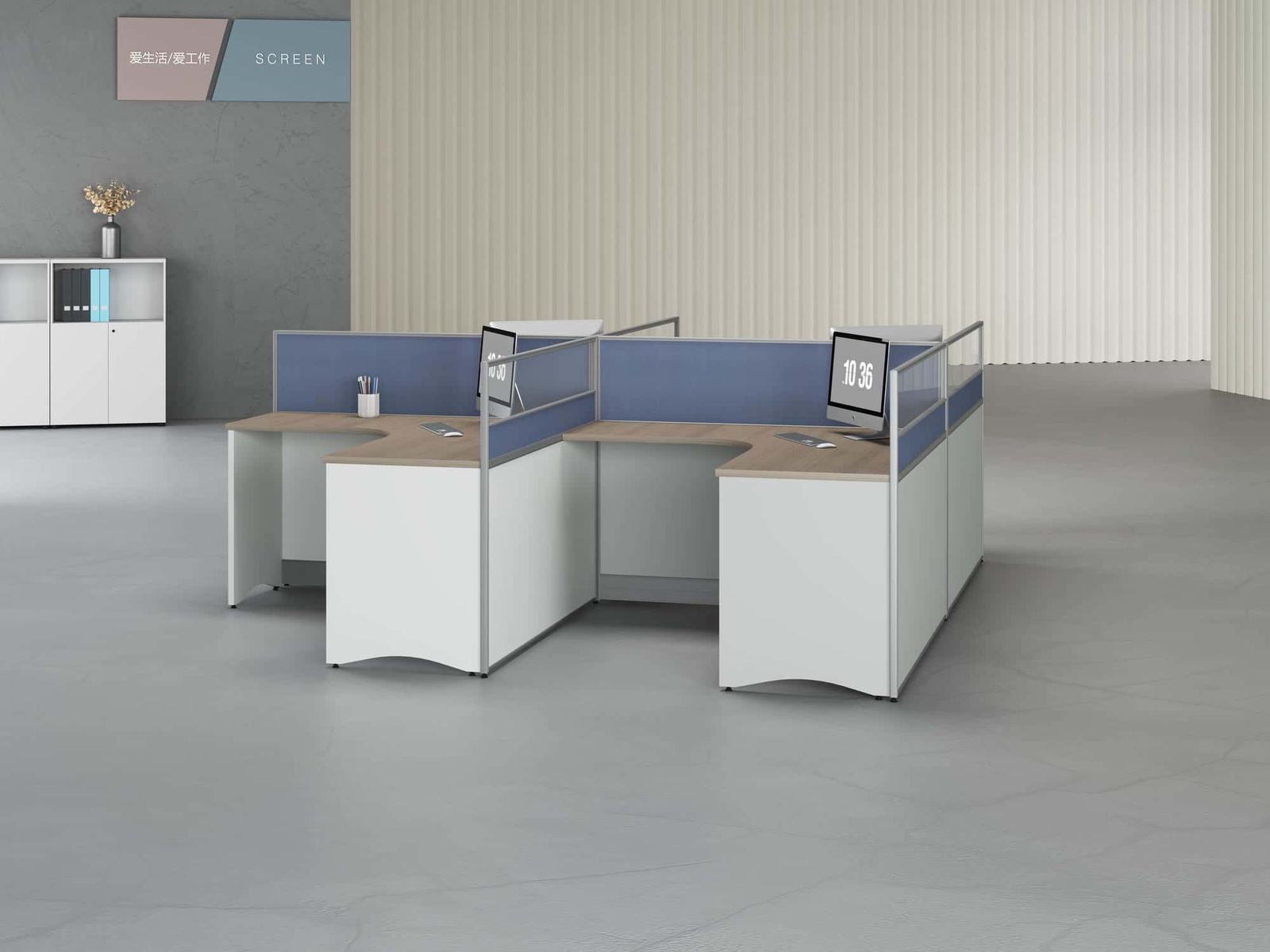 U2535AA Modular Office Workstation gallery - Ergovari