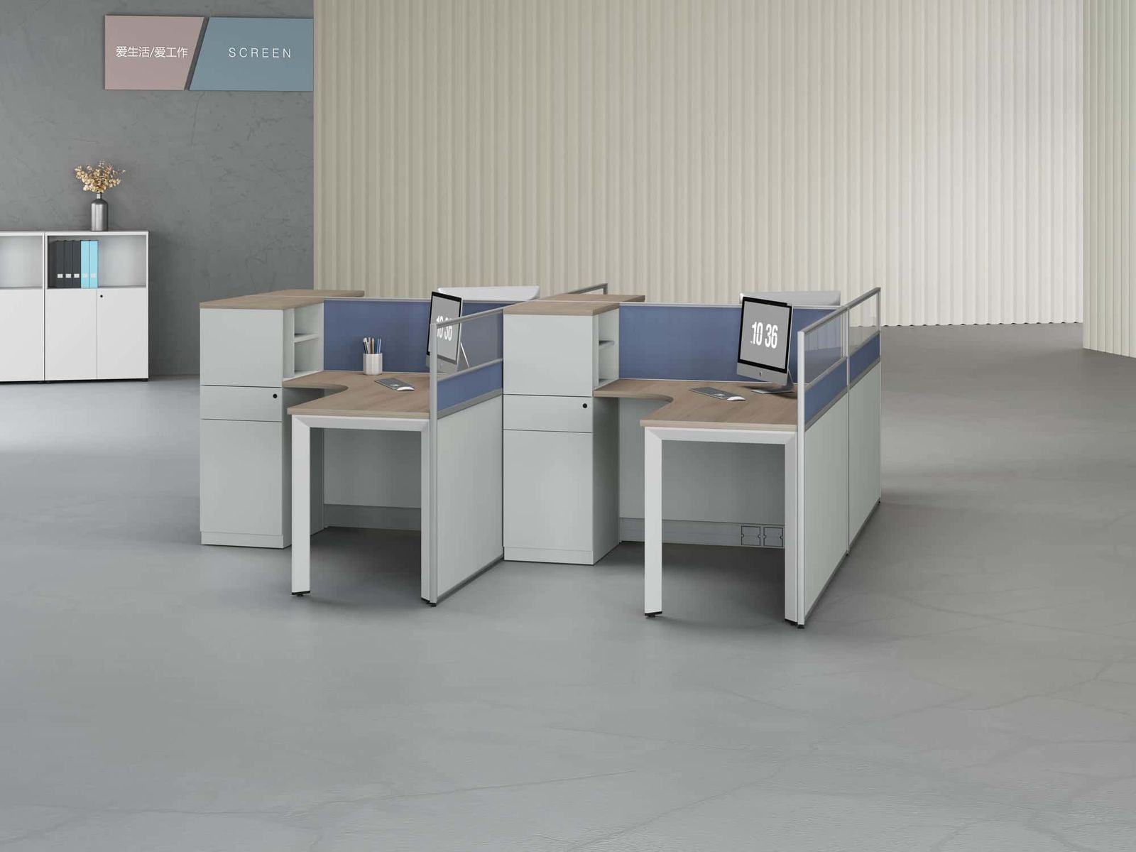 U2535AA Modular Office Workstation gallery - Ergovari