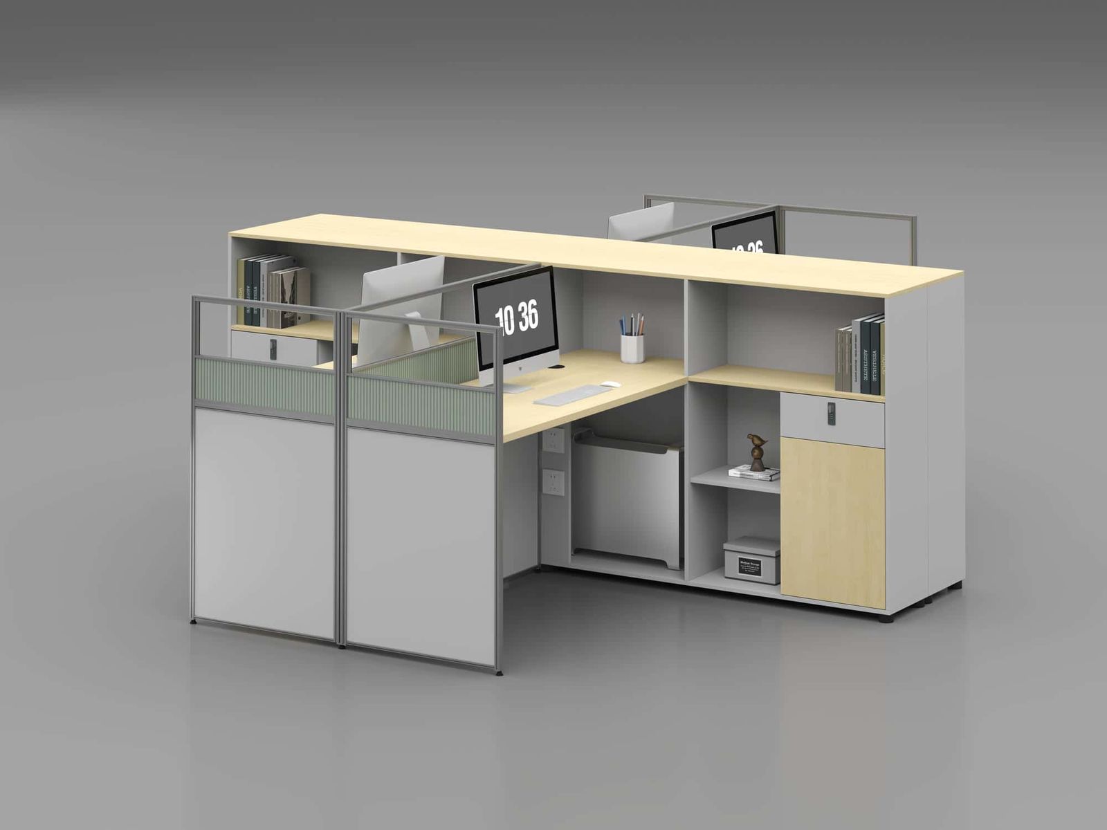 U25A-1514 Modular Office Workstation Partition Desk gallery - Ergovari