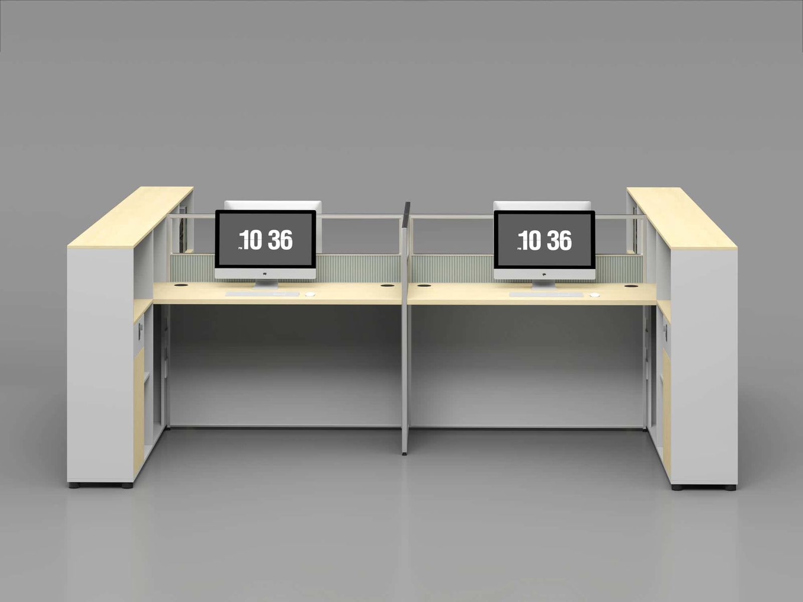U25A-1514 Modular Office Workstation Partition Desk gallery - Ergovari