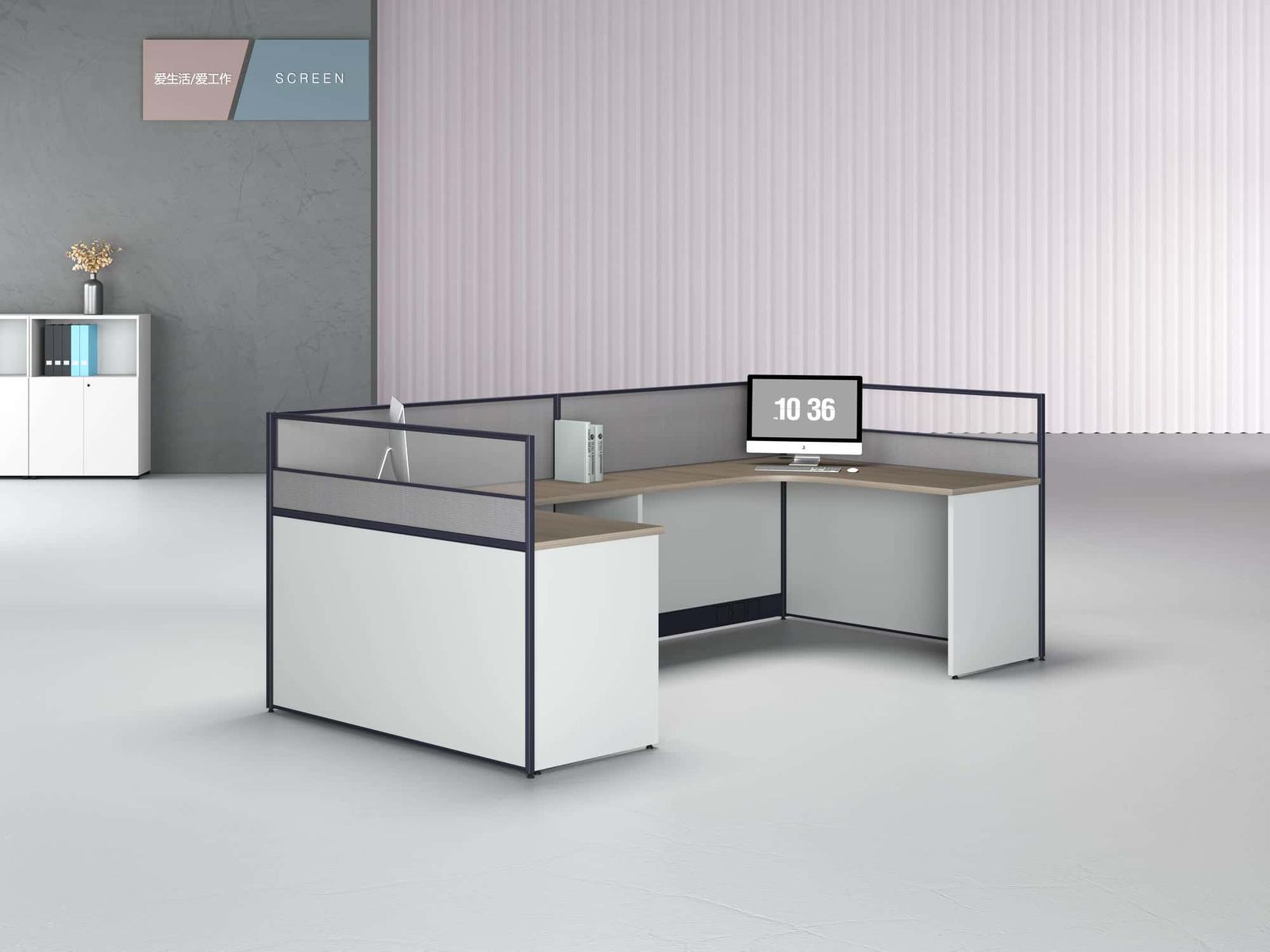 U25BA Modular Office Workstation gallery - Ergovari