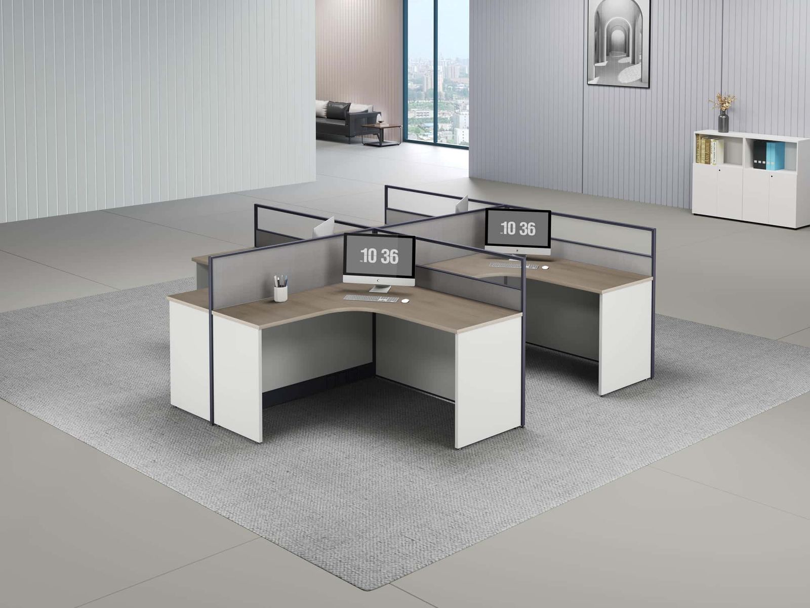 U25BA Modular Office Workstation gallery - Ergovari