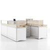 U35 Project Partition Workstation Combination - Dark Asphalt gallery - Ergovari