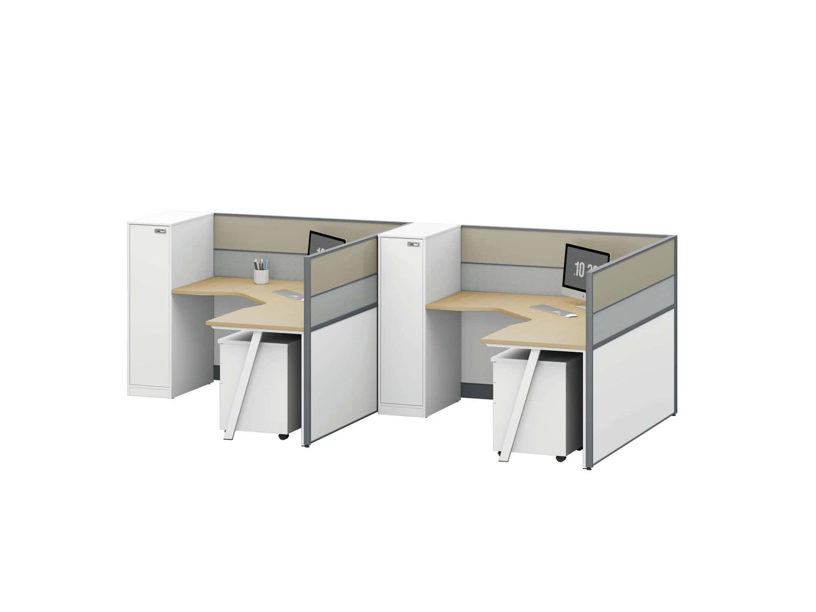 U35D Project Partition Workstation Combination gallery - Ergovari
