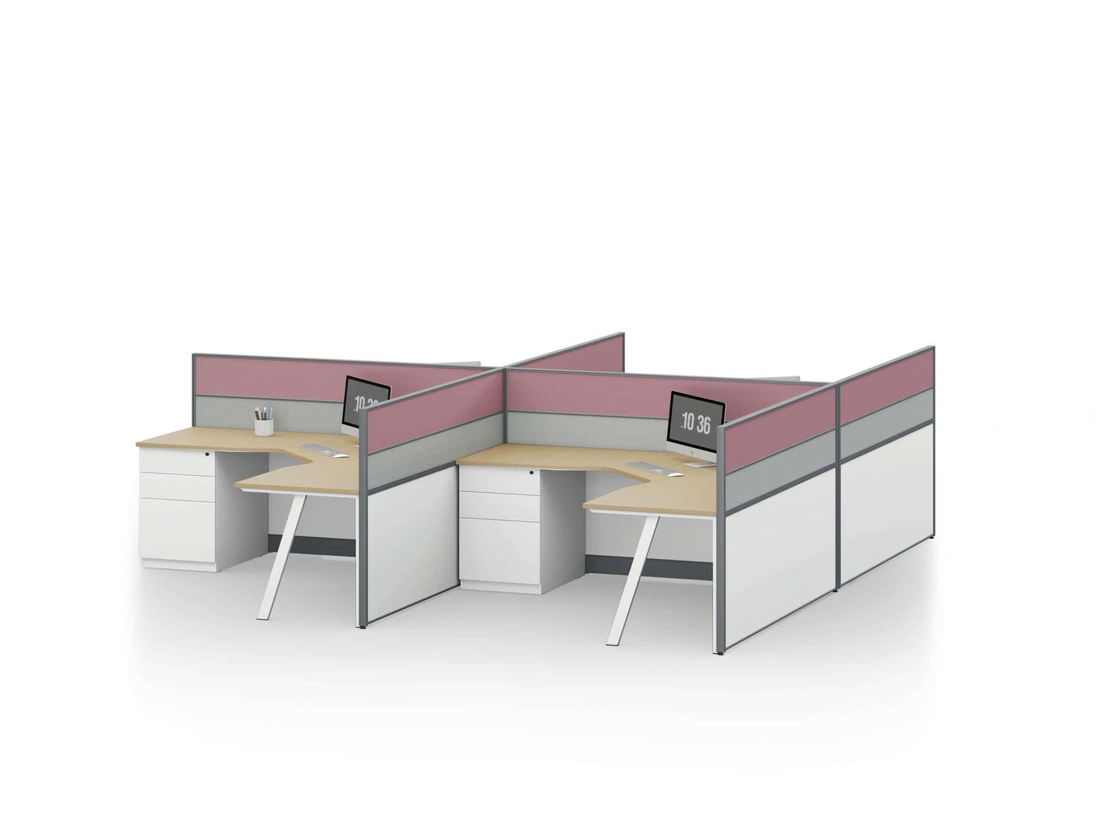 U35D Project Partition Workstation Combination gallery - Ergovari