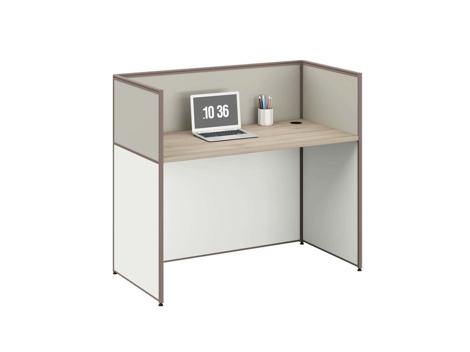 V20 Modular Office Workstation Partition Desk gallery - Ergovari