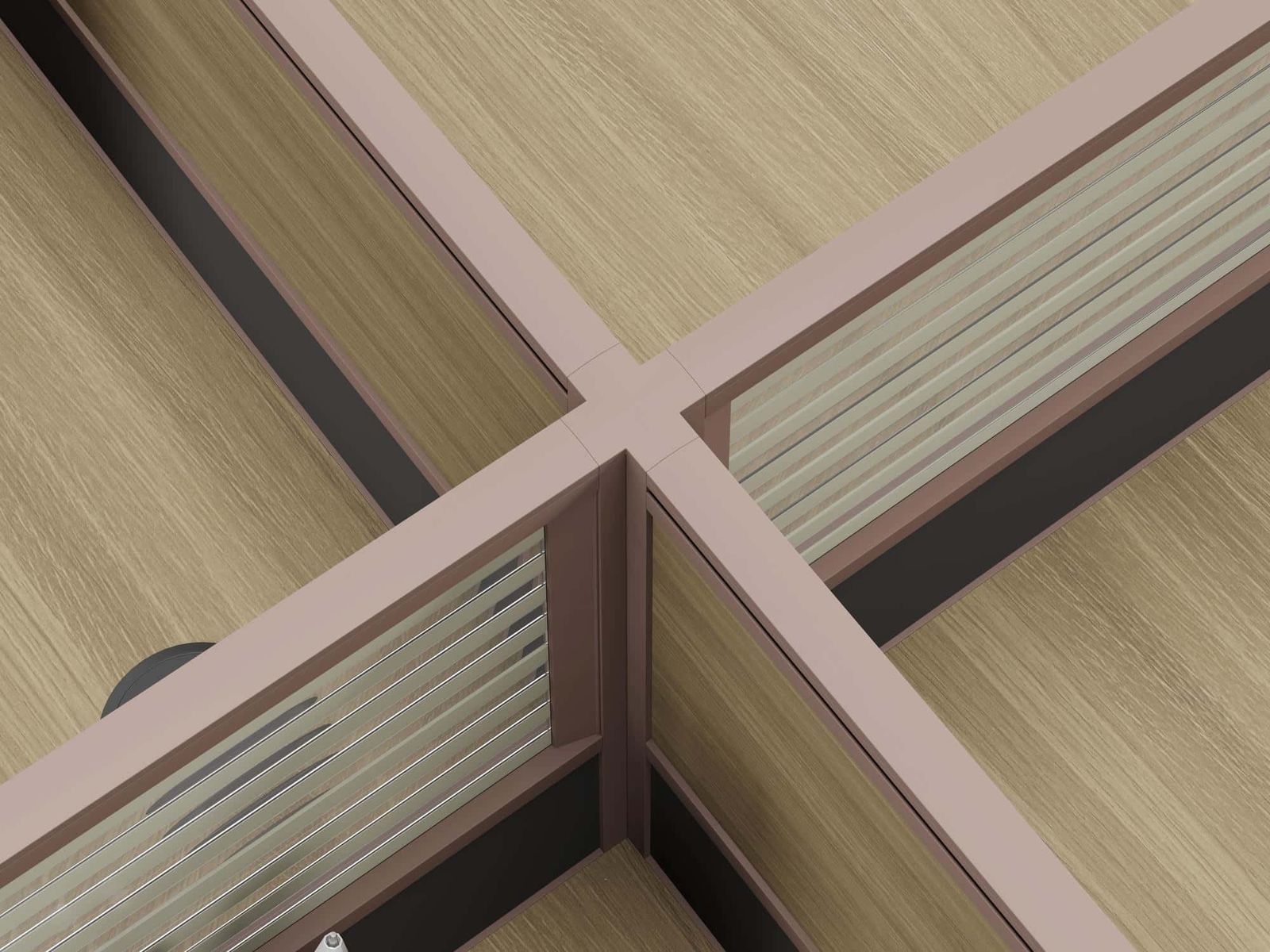 V20 Modular Office Workstation Partition Desk gallery - Ergovari