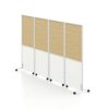 YD32 Modular Office Workstation Partition Desk - Oxidized Grey gallery - Ergovari