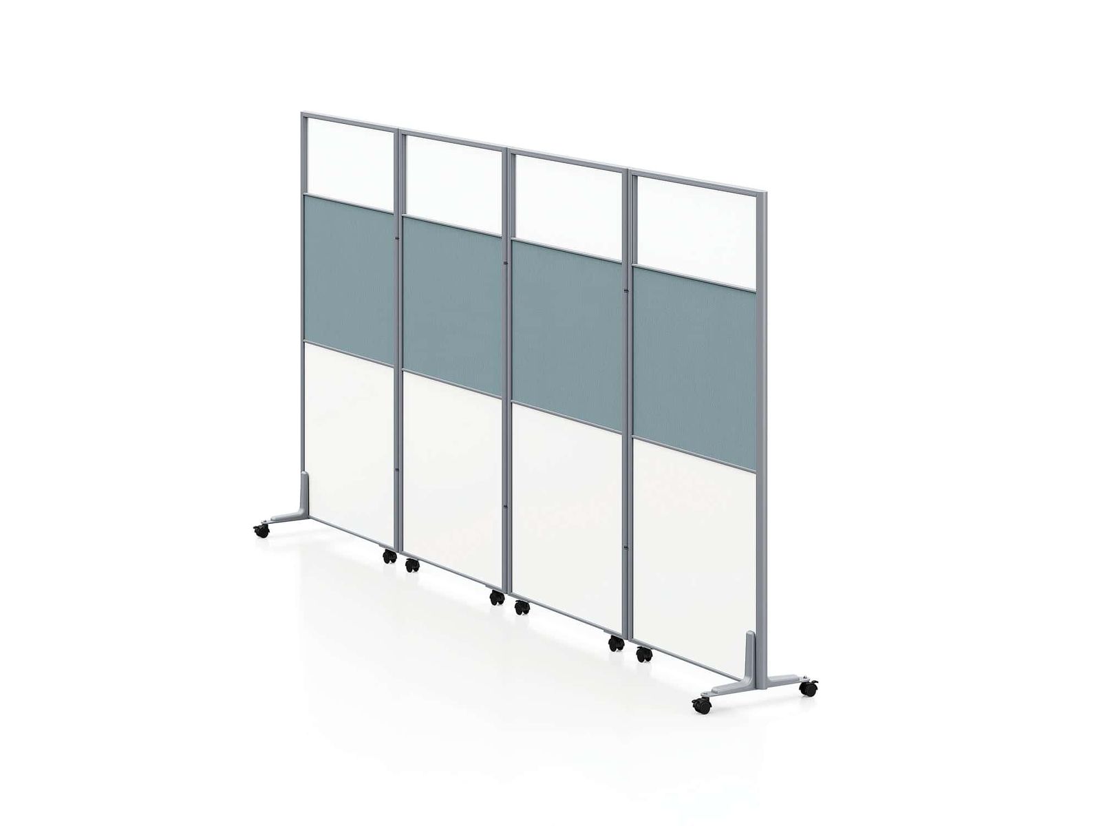 YD32 Modular Office Workstation Partition Desk - Oxidized Grey gallery - Ergovari