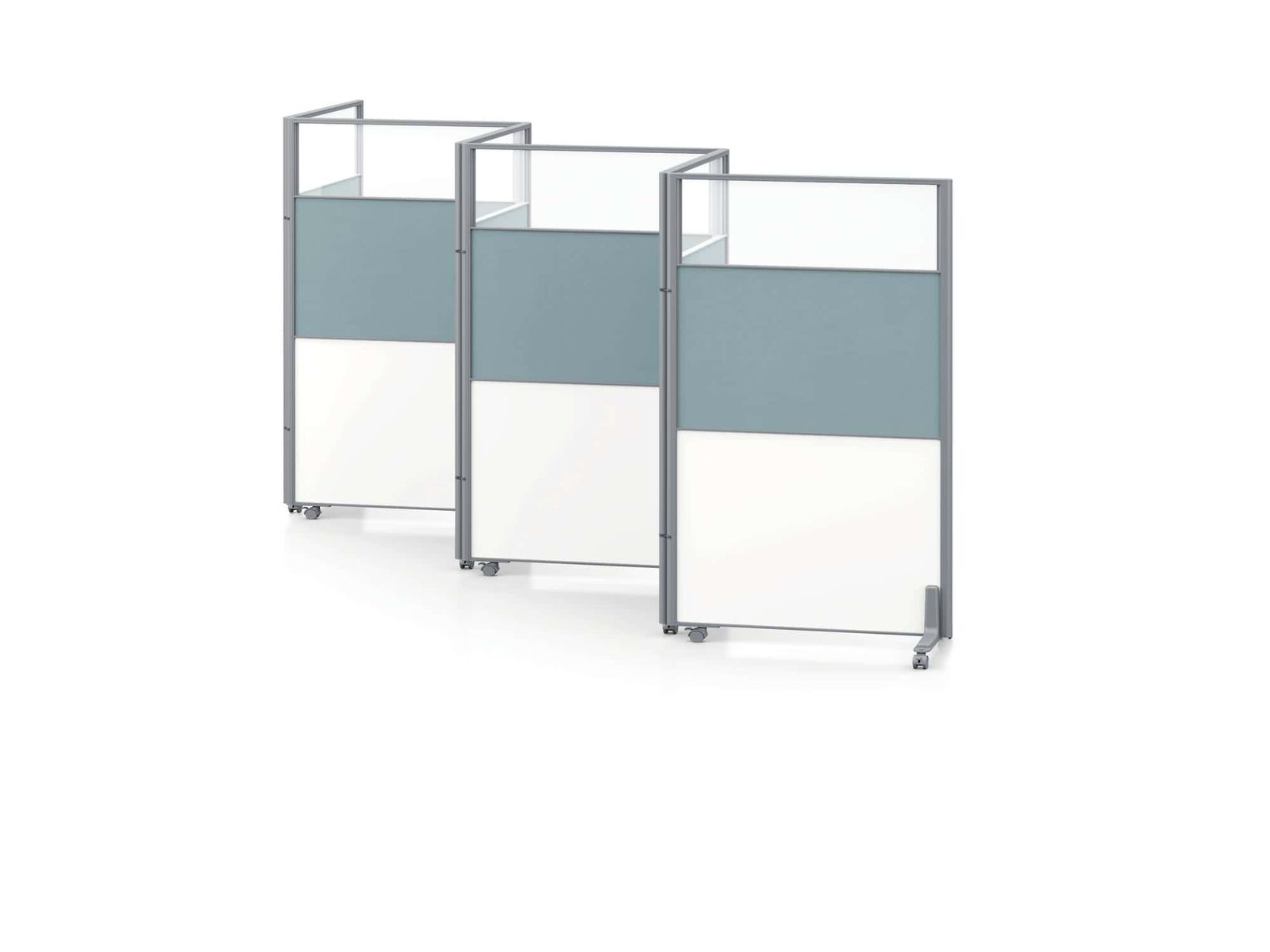 YD32 Modular Office Workstation Partition Desk - Oxidized Grey gallery - Ergovari